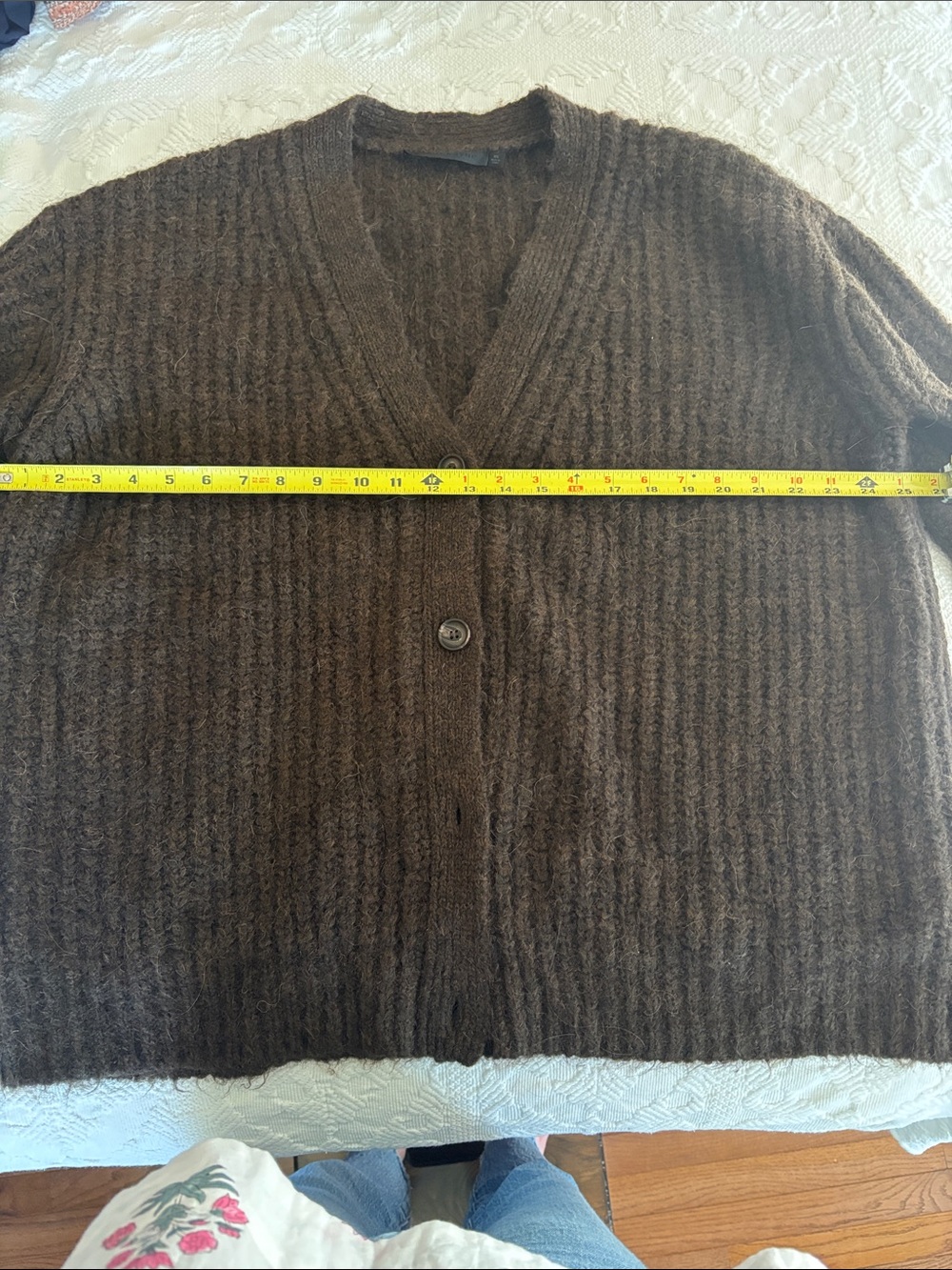 Jenni Kayne Cocoon Cardigan Cocoa XS - Picture 8 of 11